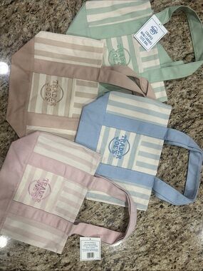 BRAND NEW | LIMITED EDITION | TRADER JOE’S | STRIPED MINI TOTE BAGS